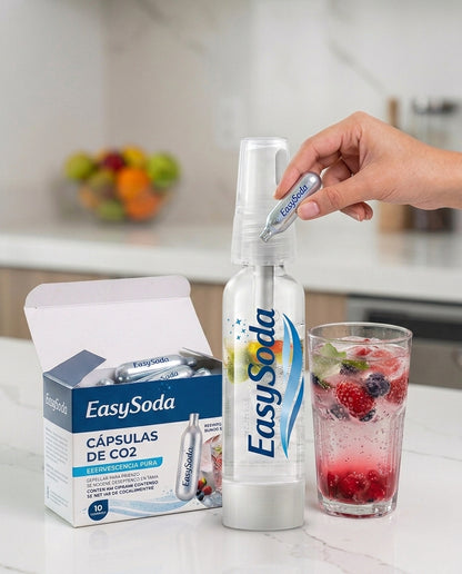 Caixa 10 Cápsulas de Gás CO2 8g – EasySoda