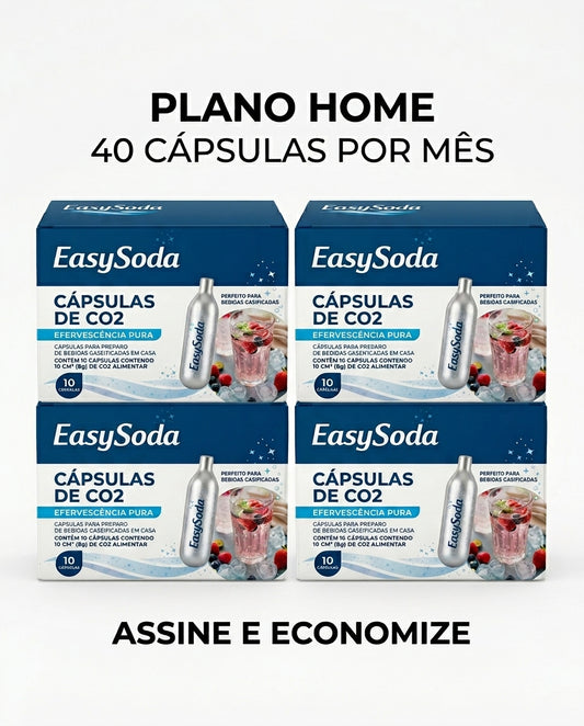 Assinatura EasySoda Home - 40 Litros/mês