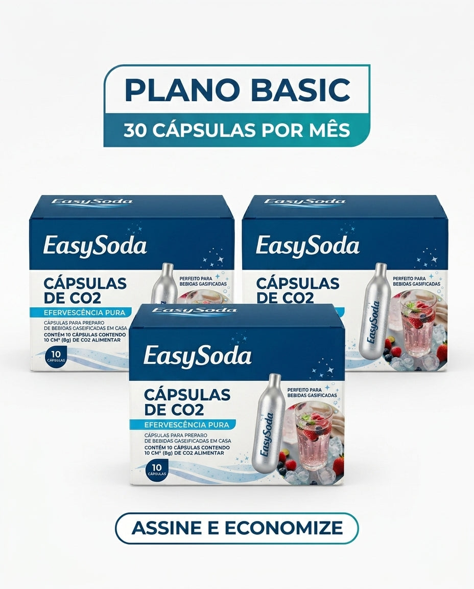 Assinatura EasySoda Basic - 30 Litros/mês