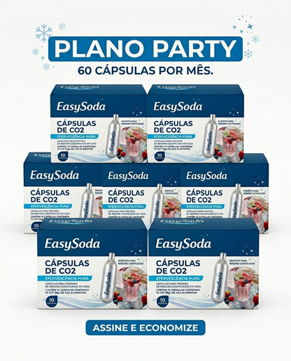 Assinatura EasySoda Party - 60 Litros/mês